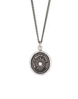 Higher Power Diamond Set Talisman Silver | Magpie Jewellery