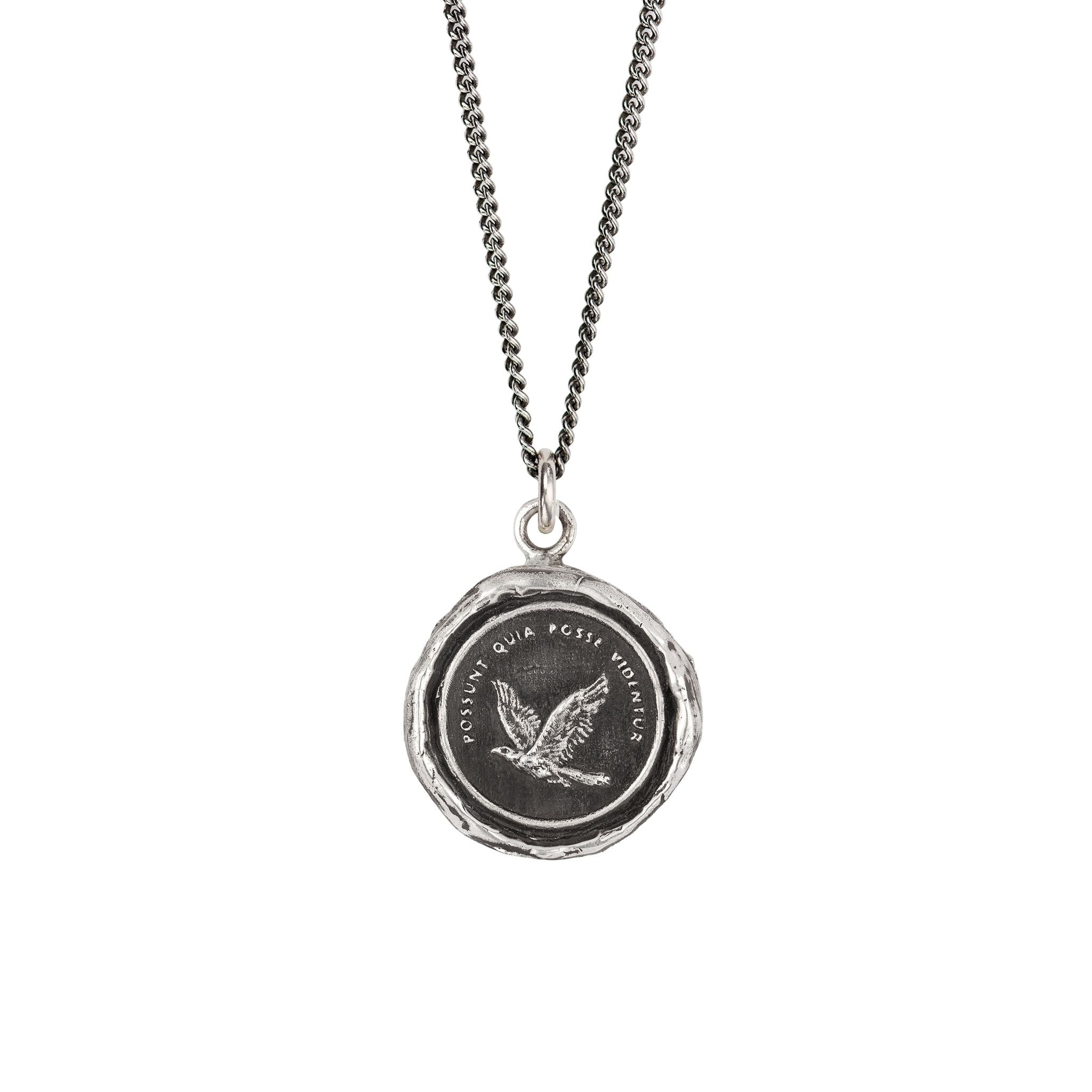 Believe You Can Silver Talisman | Magpie Jewellery