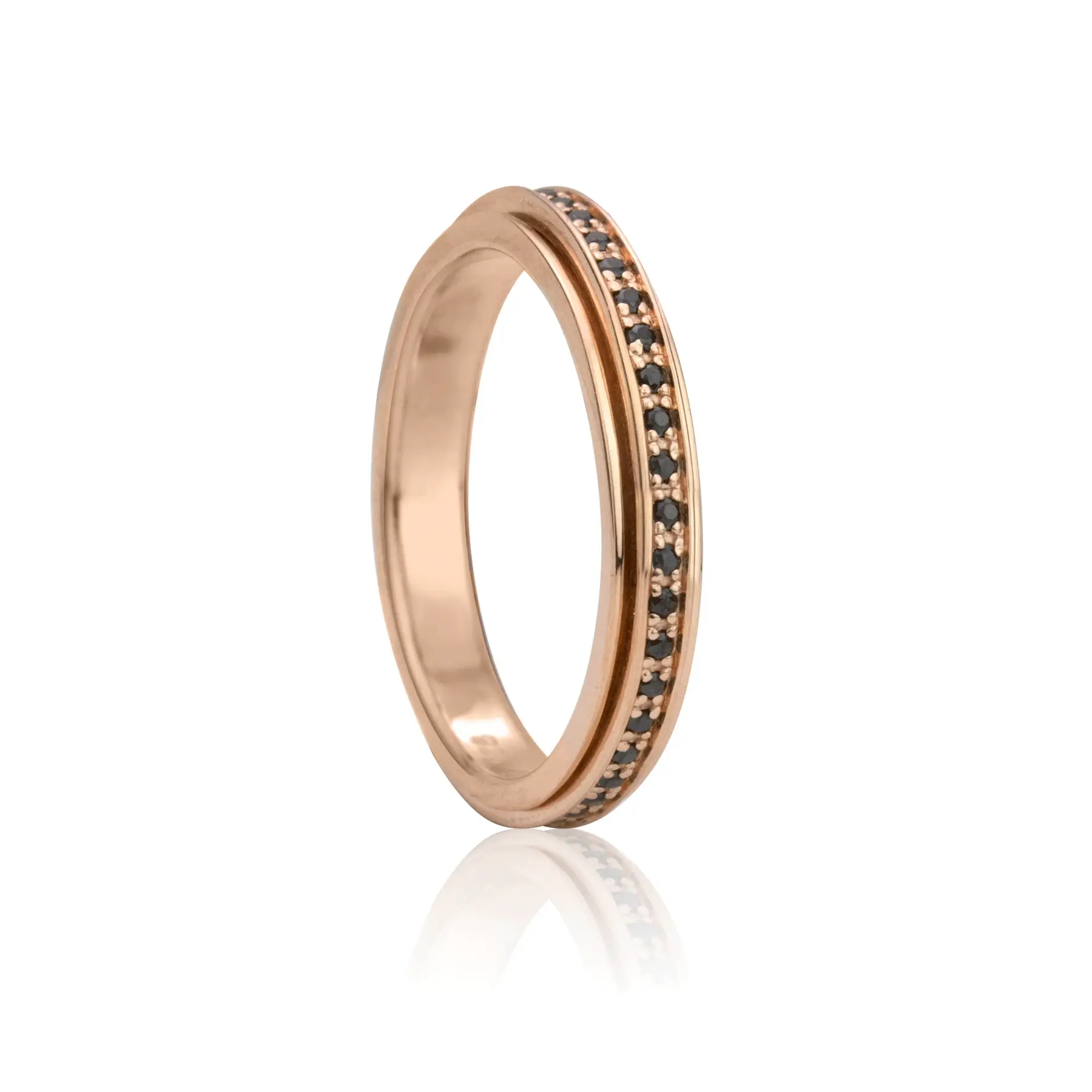 Eclipse 14K Gold Meditation Ring | Magpie Jewellery