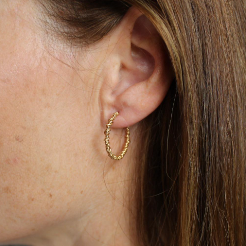 Yellow Gold The Hoop Earring | Magpie Jewellery