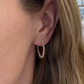 Yellow Gold The Hoop Earring | Magpie Jewellery