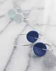 "Eucalyptus" Small Porcelain Earrings - Magpie Jewellery