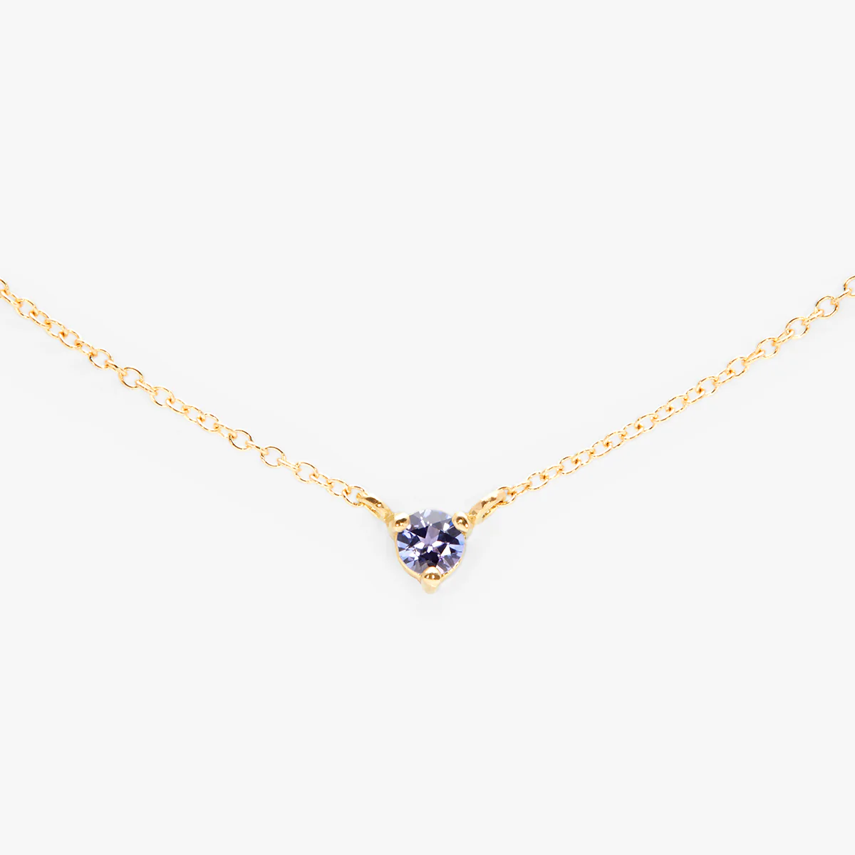 Tanzanite Birthstone Necklace | Magpie Jewellery