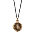 Direction Diamond Set Talisman Bronze | Magpie Jewellery