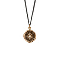 Direction Diamond Set Talisman Bronze | Magpie Jewellery