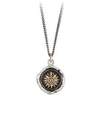 Direction 14k Gold On Silver Talisman - Magpie Jewellery