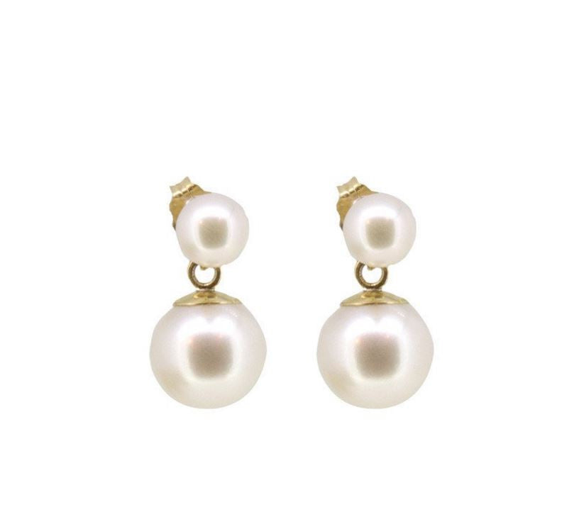 Double Pearl Earrings | Magpie Jewellery