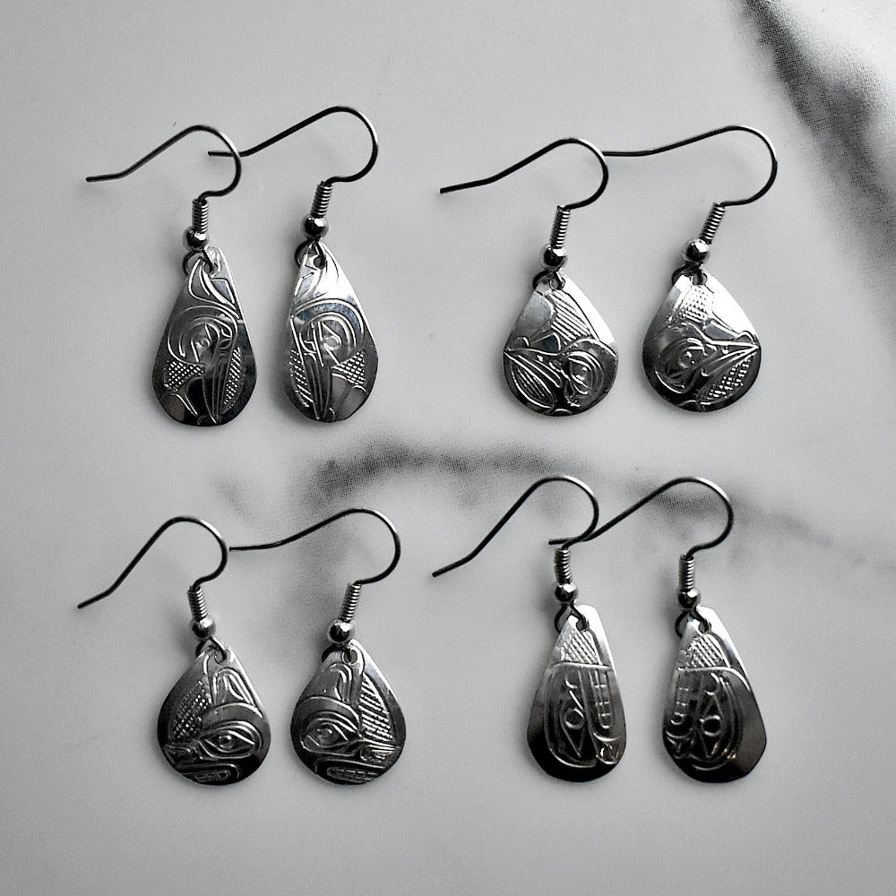 Small Totem Drop Earrings - Magpie Jewellery