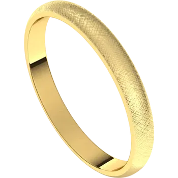 14k Gold Florentine Band - Magpie Jewellery
