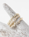 Diamond Festival Stacking Ring - Magpie Jewellery