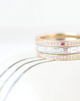 Baguette Diamond Band - Magpie Jewellery
