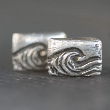 Tofino Break Cufflinks | Magpie Jewellery