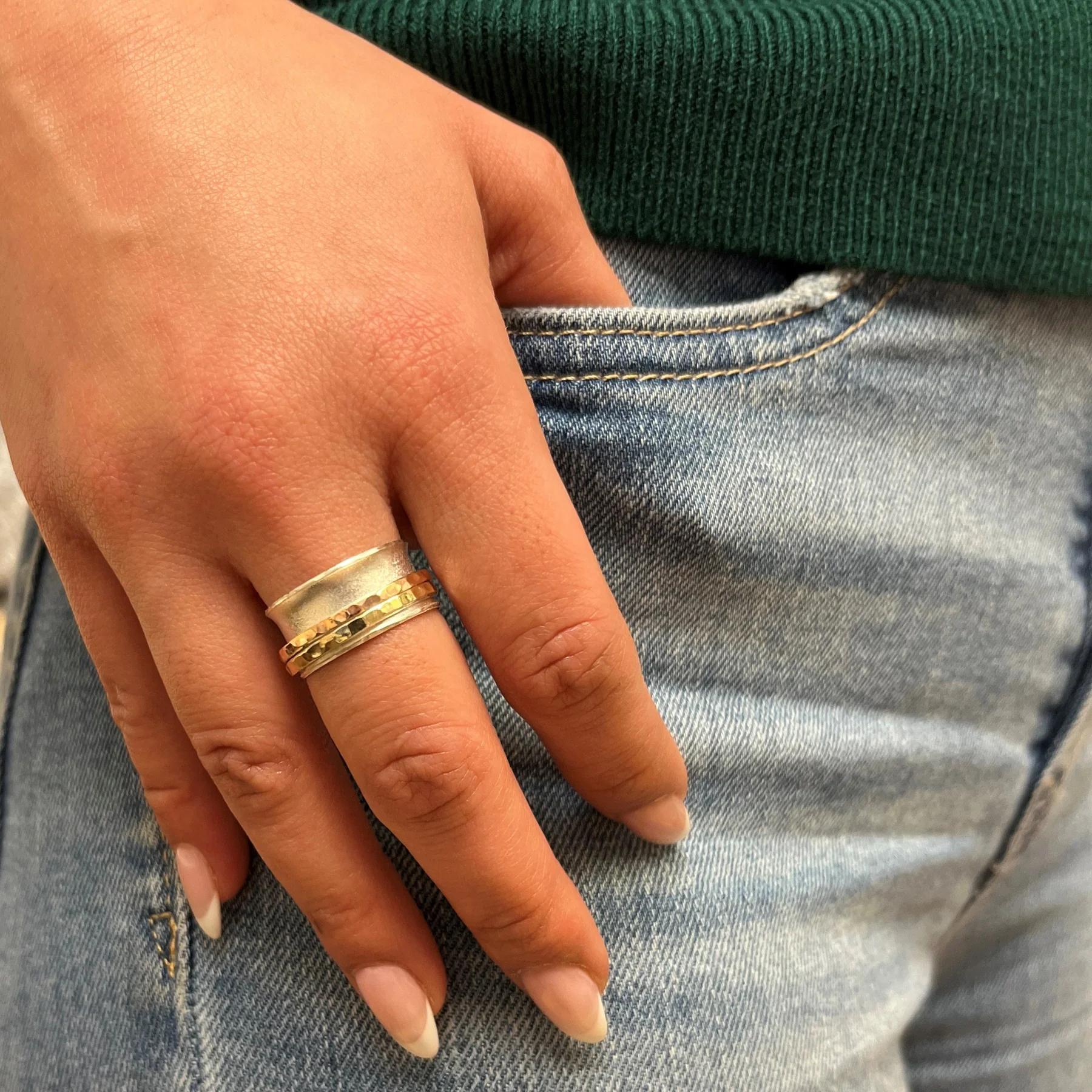 Touch Meditation Ring | Magpie Jewellery