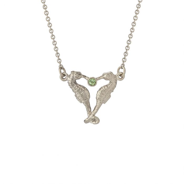 Sterling Silver Seahorse Companion Necklace | Magpie Jewellery