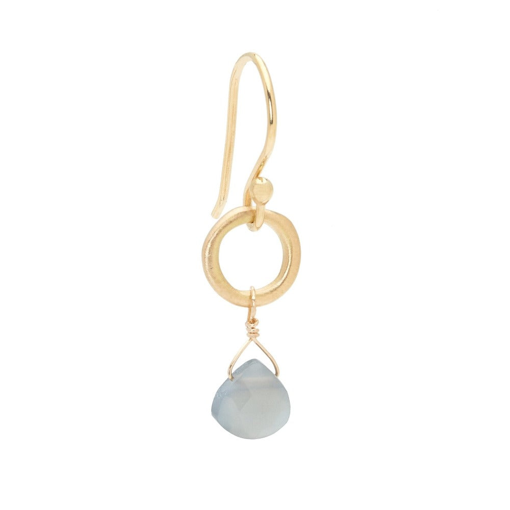 Heart Gemstone Briolette Earrings - Magpie Jewellery