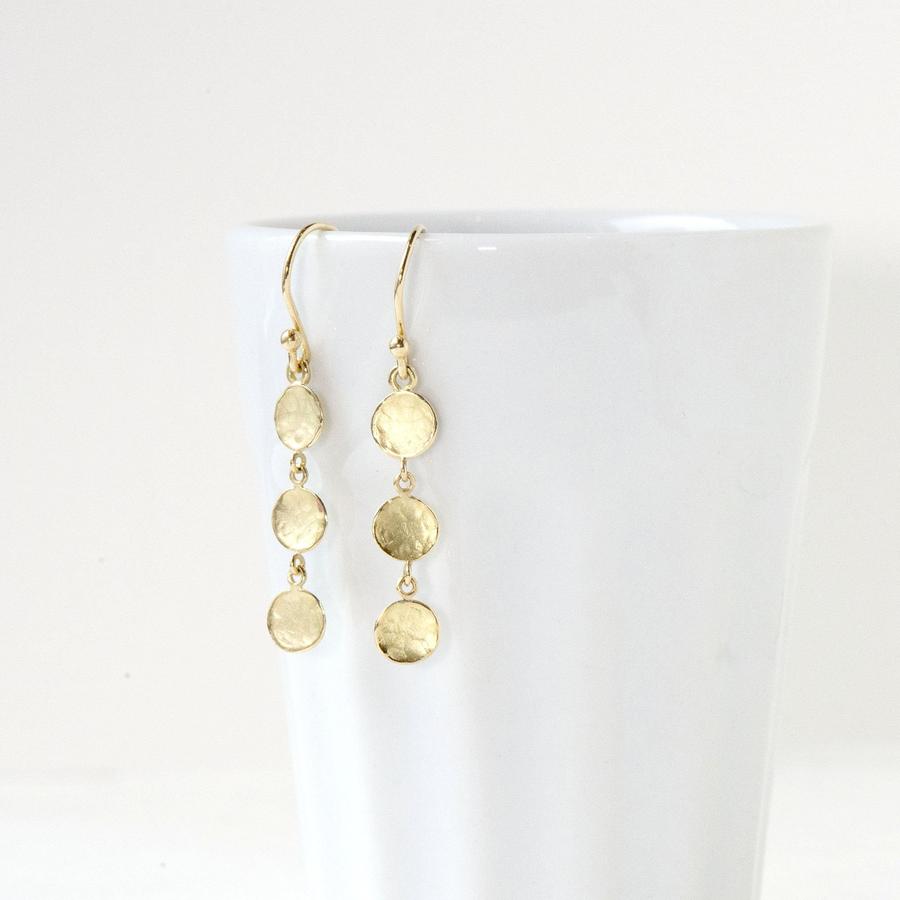 Mini 3 Disc Earrings | Magpie Jewellery