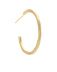 Medium Hammered Open Hoop Earrings | Magpie Jewellery