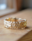 Eternal 14k Gold Wide Band - Magpie Jewellery