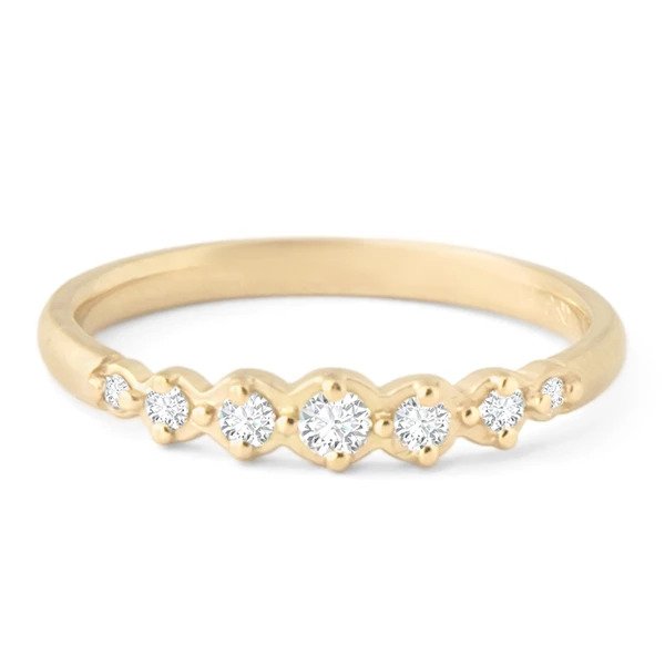 Diamond Festival Stacking Ring - Magpie Jewellery