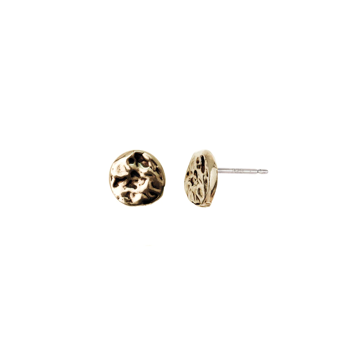Extra Small Solid Circle Studs | Magpie Jewellery