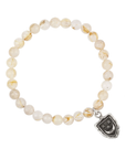 Reflective Appreciation Rutilated Quartz Stone Stretch Bracelet | Magpie Jewellery