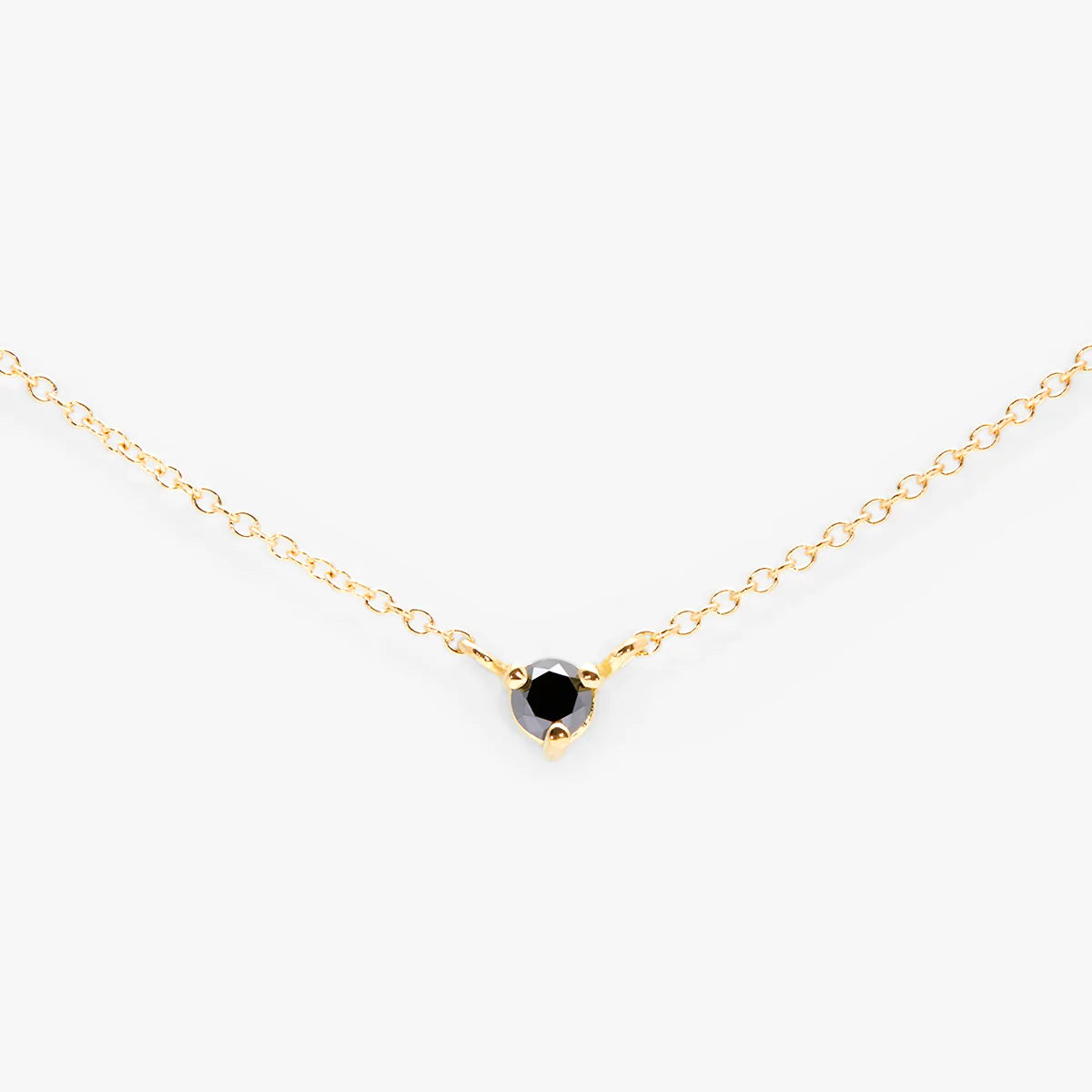Black Diamond  Birthstone Necklace | Magpie Jewellery