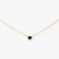 Black Diamond  Birthstone Necklace | Magpie Jewellery