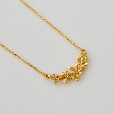 Sprouting Rosette In-Line Necklace | Magpie Jewellery