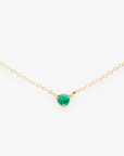 Emerald Birthstone Necklace | Magpie Jewellery