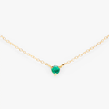 Emerald Birthstone Necklace | Magpie Jewellery