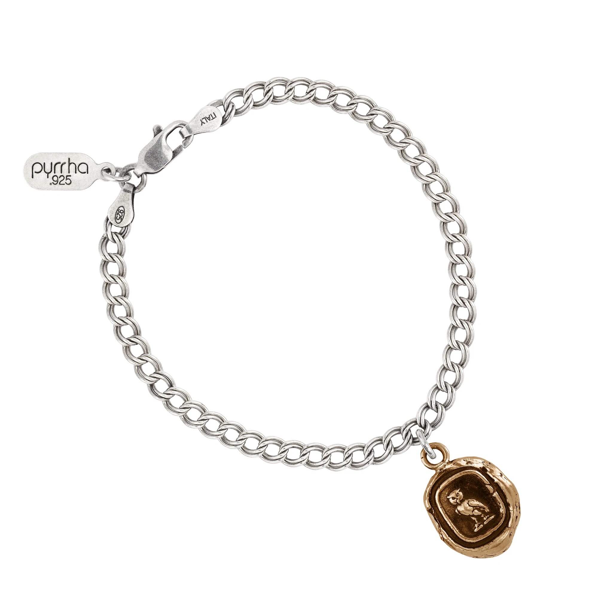 Bronze Watch Over Me Talisman Chain Bracelet | Magpie Jewellery