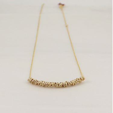 Yellow Gold Twist Necklace - Medium | Magpie Jewellery