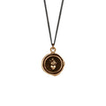 Flaming Heart Talisman-Bronze