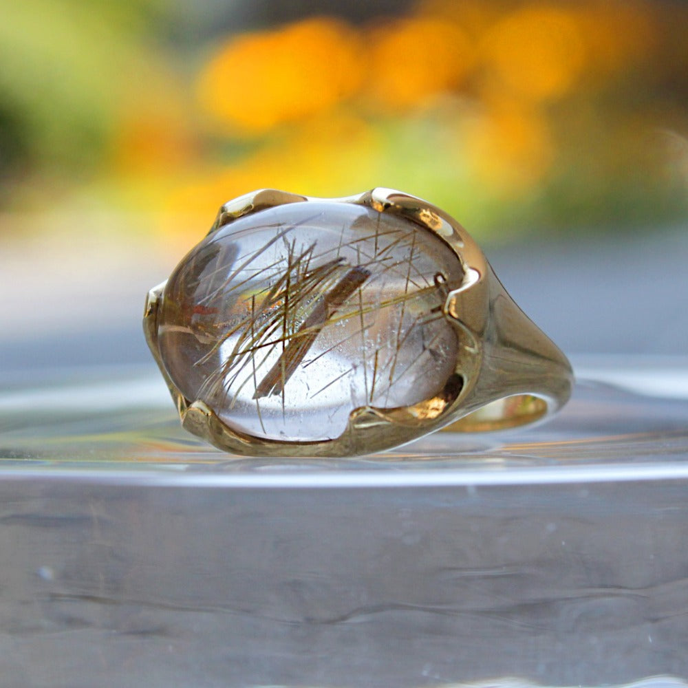 Rutilated Quartz Ring | Magpie Jewellery
