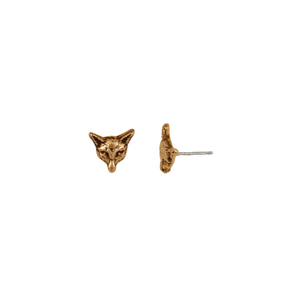 Fox Symbol Studs - Magpie Jewellery