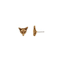 Fox Symbol Studs - Magpie Jewellery