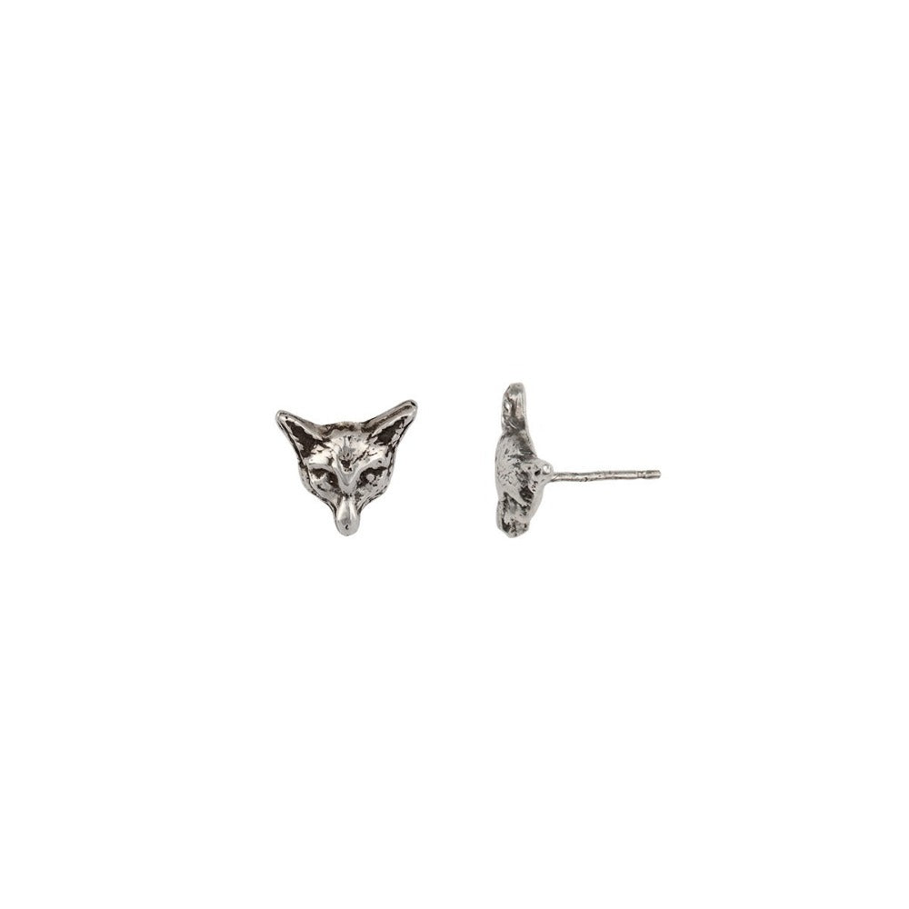 Fox Symbol Studs - Magpie Jewellery