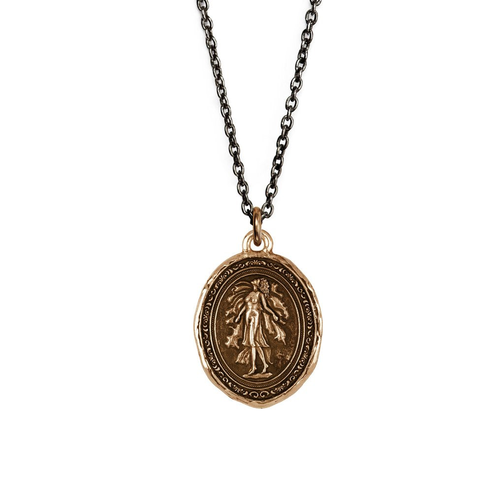 Gaia Goddess Talisman Bronze | Magpie Jewellery