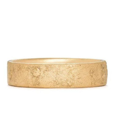 Gold Wedding Band - Large Width