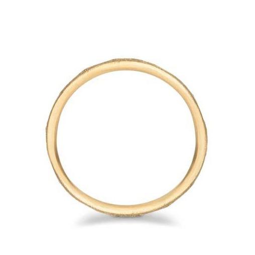 Gold Wedding Band - Large Width