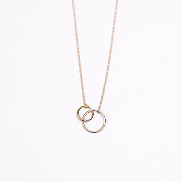 Polished Linked Circle Necklace - Magpie Jewellery