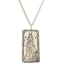 The High Priestess Tarot Card Necklace - Magpie Jewellery