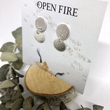 'Reflection' Studs - Magpie Jewellery