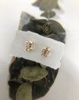 Herkimer Diamond Studs - Magpie Jewellery
