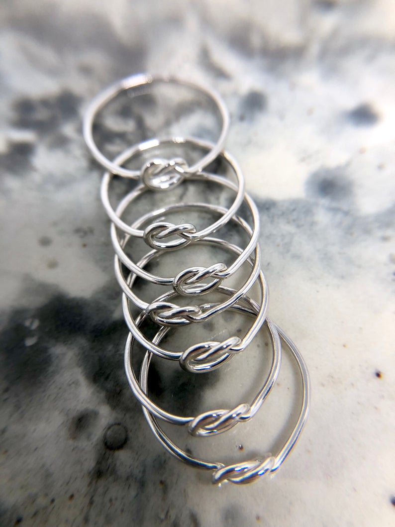 Sterling Silver Spiral Ring, Simple Minimalist Ring, Dainty Women Ring,  Swirl | eBay