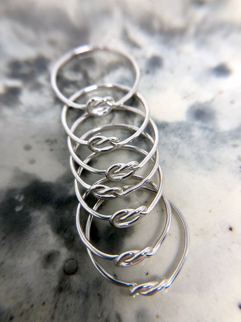 Wire hot sale knot ring