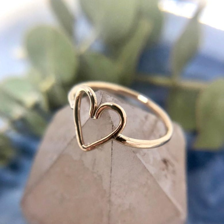 Small Heart Ring | Magpie Jewellery