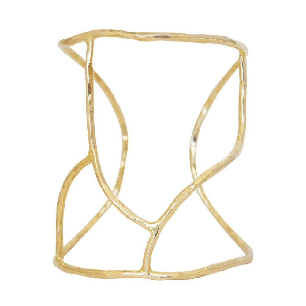 Serenella Standing Wave Cuff Bracelet - Magpie Jewellery