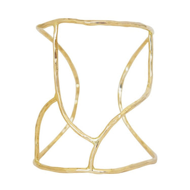 Serenella Standing Wave Cuff Bracelet - Magpie Jewellery