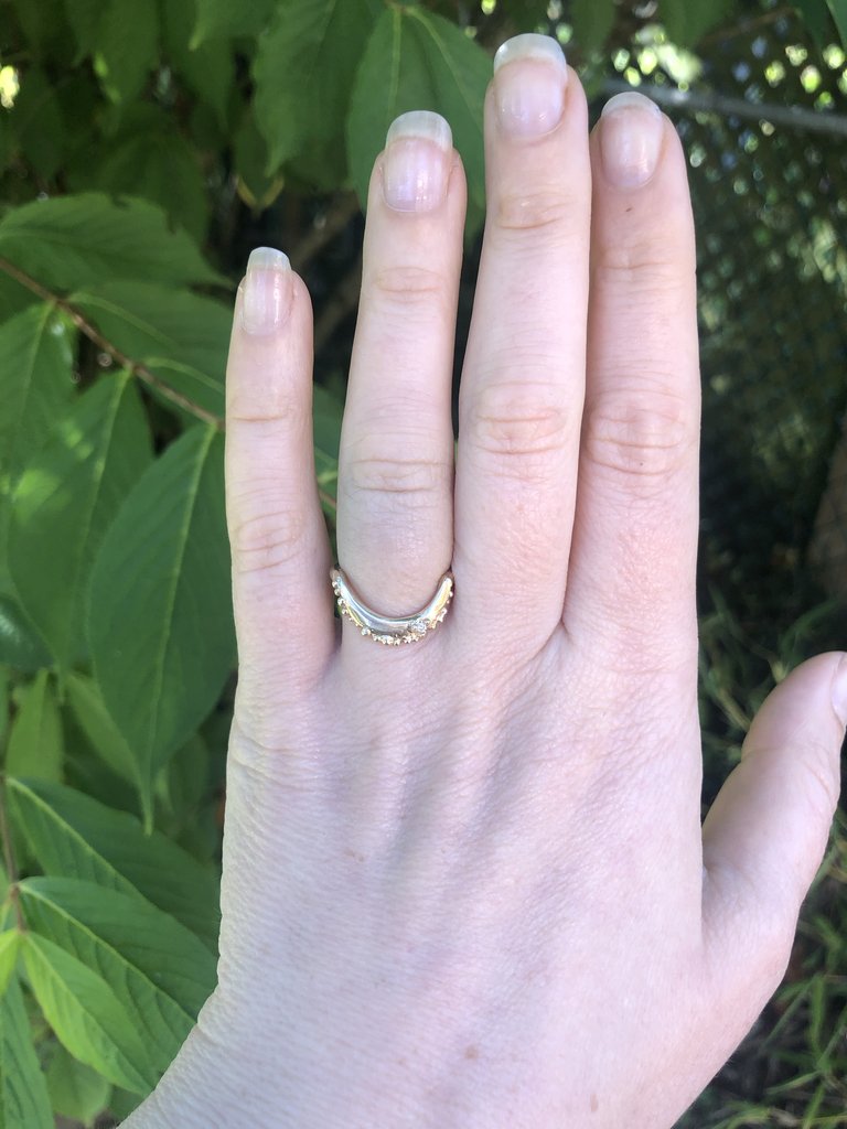 Reef Moon Diamond Ring - Magpie Jewellery